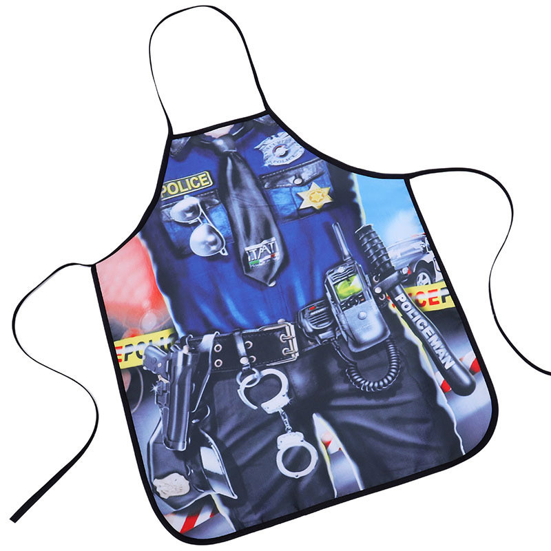 Фартук с приколом Полицейский 75 на 60 см разноцветный Киев - изображение 2