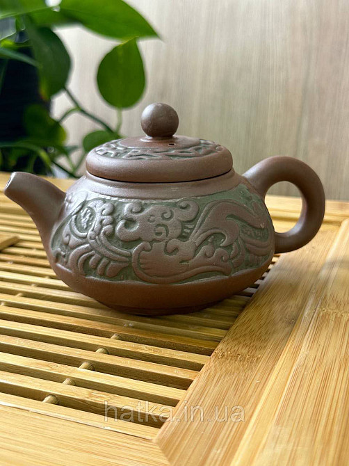 Чайник заварювальний ісинська глина 250 мл "Тяшань" коричневий Т2581 Київ - фото 1