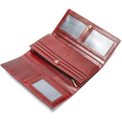 Кошелек Vintage Женский Бордовый (14916) Винница - изображение 9