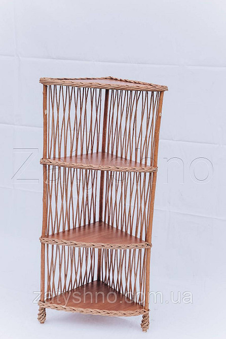 Етажерка плетена з лози Київ - фото 3