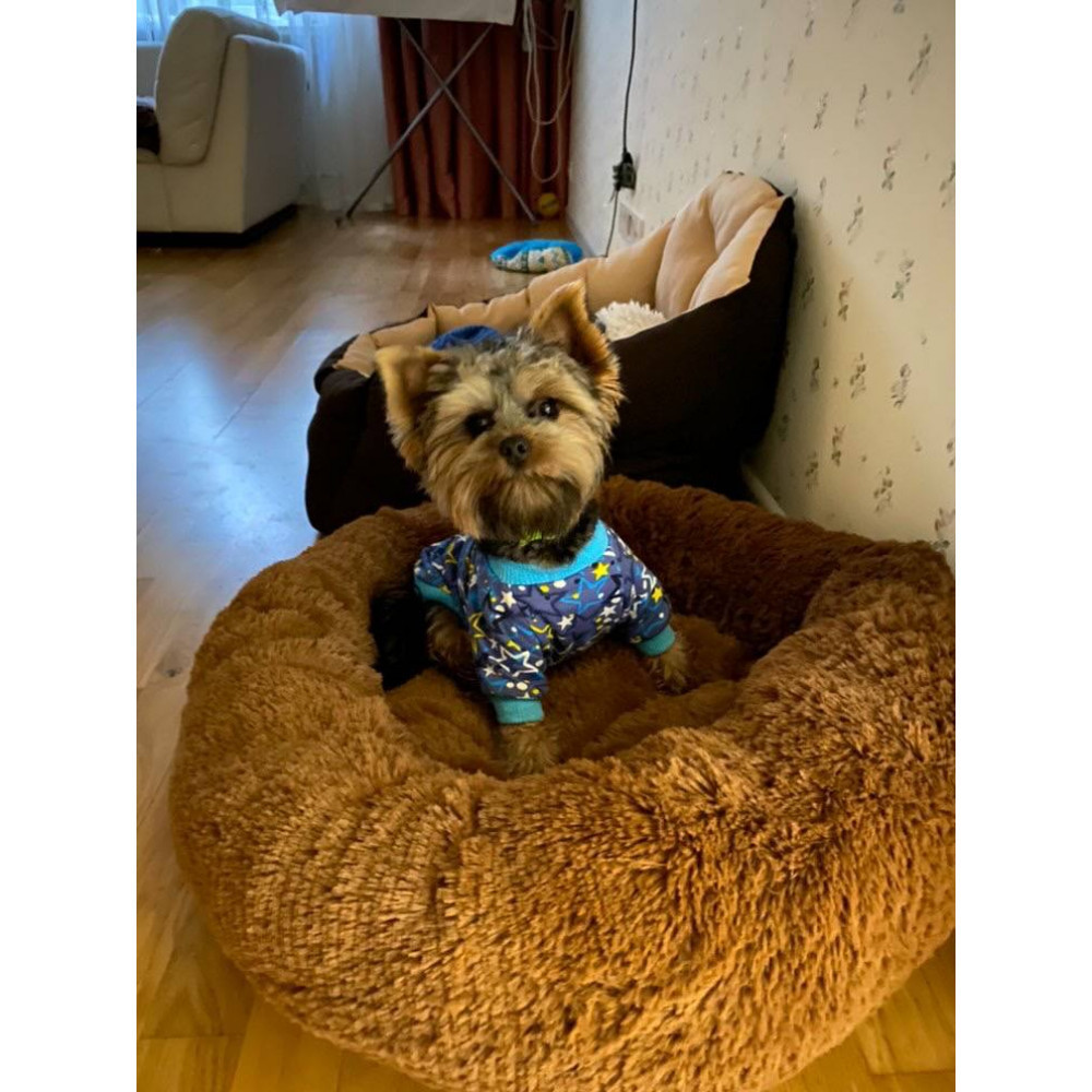 Лежанка для кішок та собак «Ворс» L (60см), Коричневий Київ - фото 6