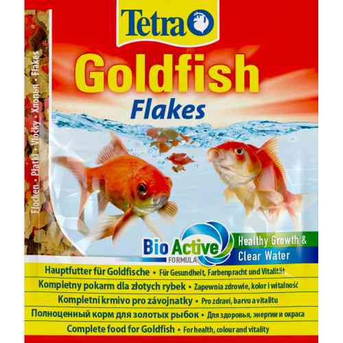 Корм сухий Tetra Goldfish Flakes для золотих рибок в пластівцях 12 г Київ