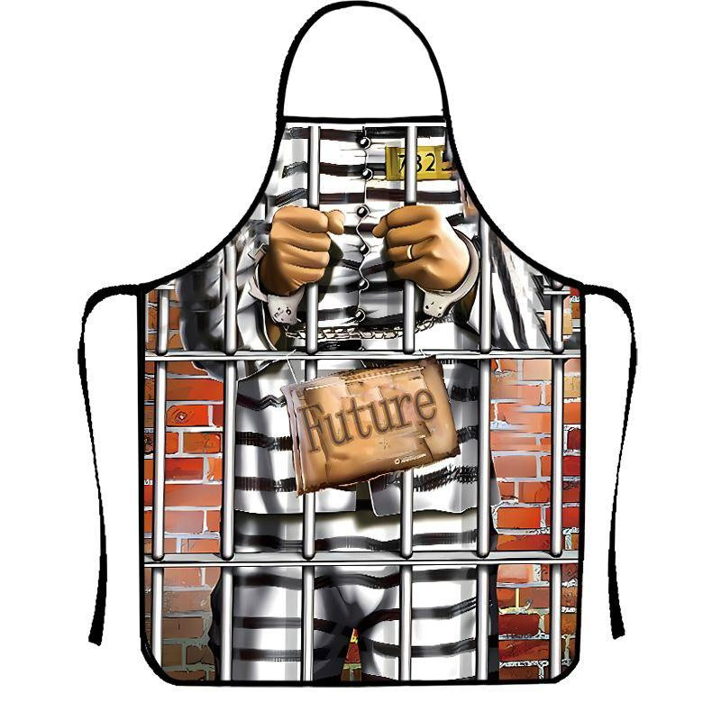 Фартук с приколом мужской кухонный Тюремный стиль для гриля и барбекю Киев - изображение 3