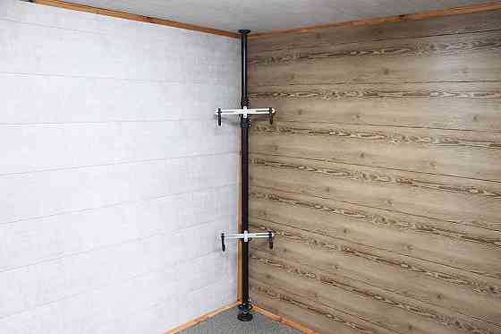 Підставка під 2 велосипеди телескопічна 1,7-4м, алюмінієва, чорна Киев