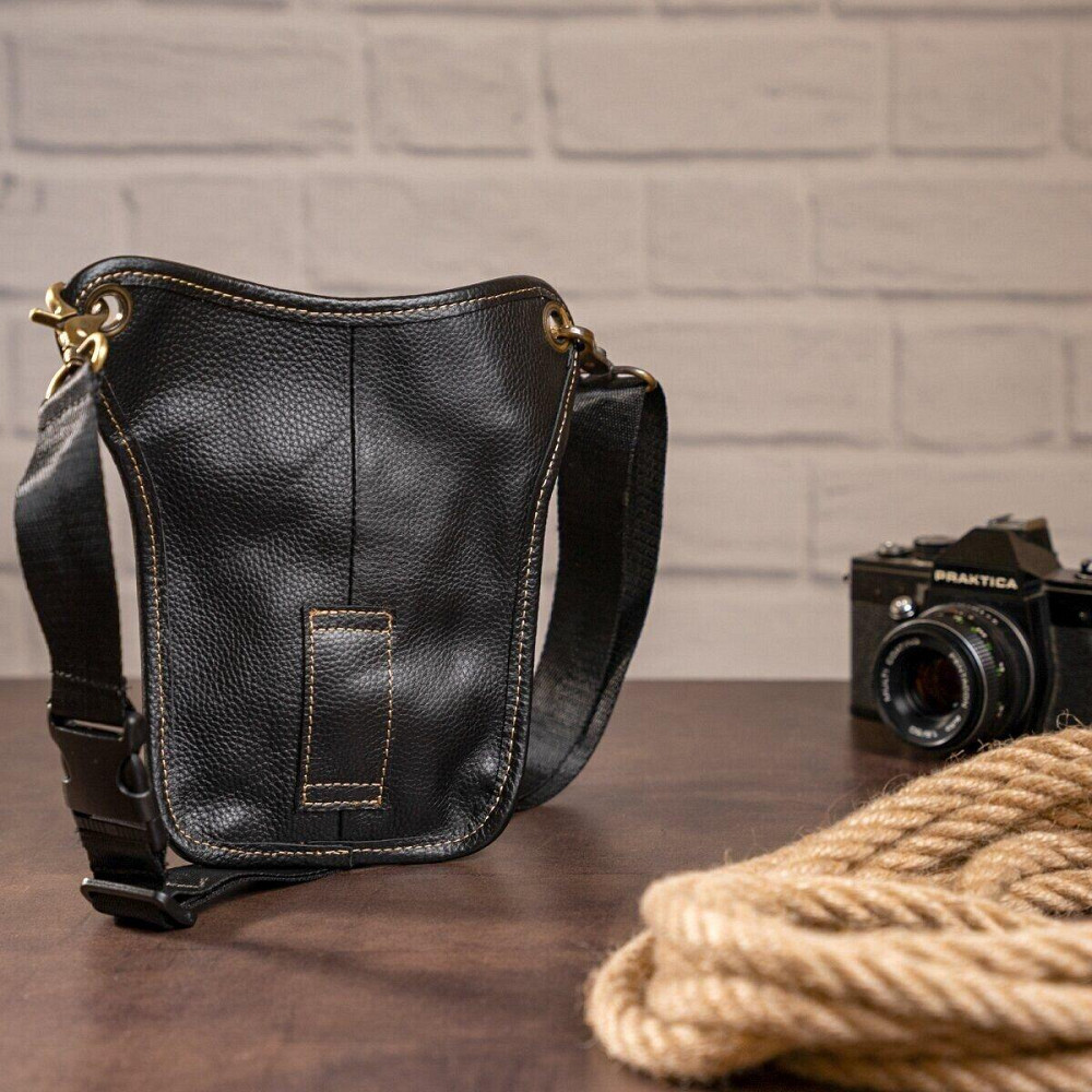 Сумка на пояс Чорна (Vintage) Київ - фото 2