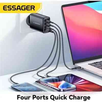 Зарядное устройство Essager 3xUSB-C + 1xUSB 120W GaN (ECT3CA-JZB01-Z) Винница