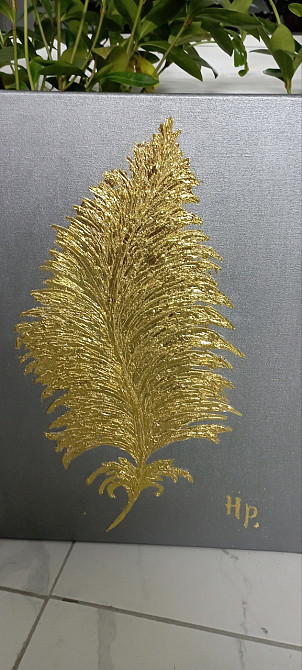 🌿 Золоте перо – витонченість і розкіш у кожній лінії! ✨ Киев - изображение 2