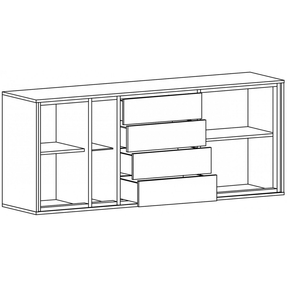 Комод 2Д 4Ш Велс Львів - фото 2