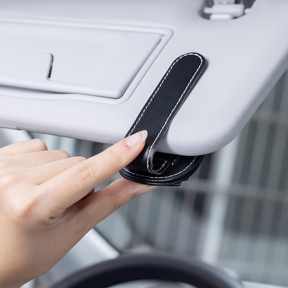 Автомобільний тримач, кліпса на сонцезахисний козирок для окулярів, карток з емблемою Peugeot Луцьк - фото 6