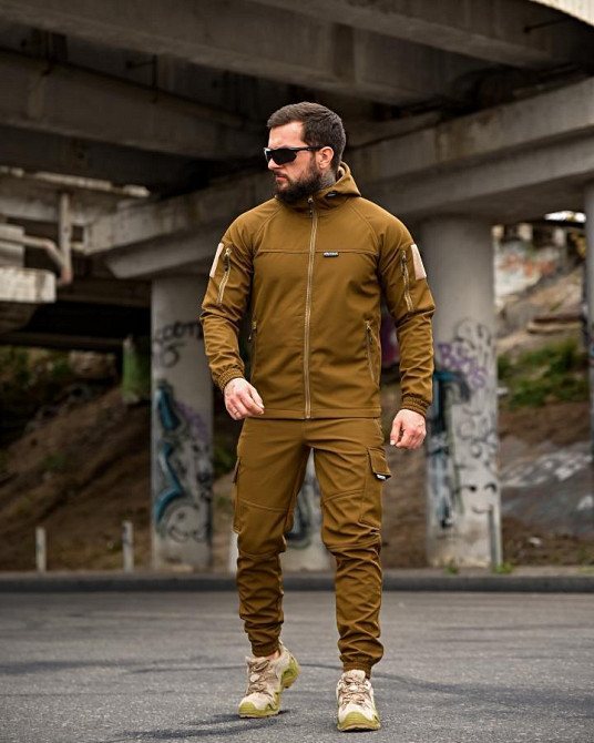 Тактичний костюм софтшел Oblivion кайот ВТ7680 Одеса - фото 10