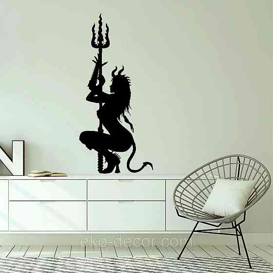 Декоративне настінне Панно «Дівчина Дияволиця», Декор на стіну Київ