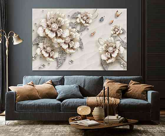 Картина холст в гостиную / спальню   Квіти    MLP_313 80х160см Киев