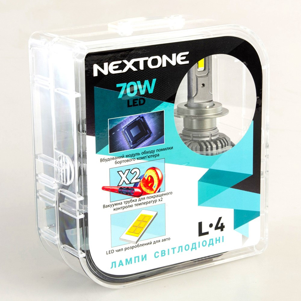 Світлодіодні лампи H7 Nextone L4 LED/12V/70W/18000Lm/6000K Винница - изображение 3