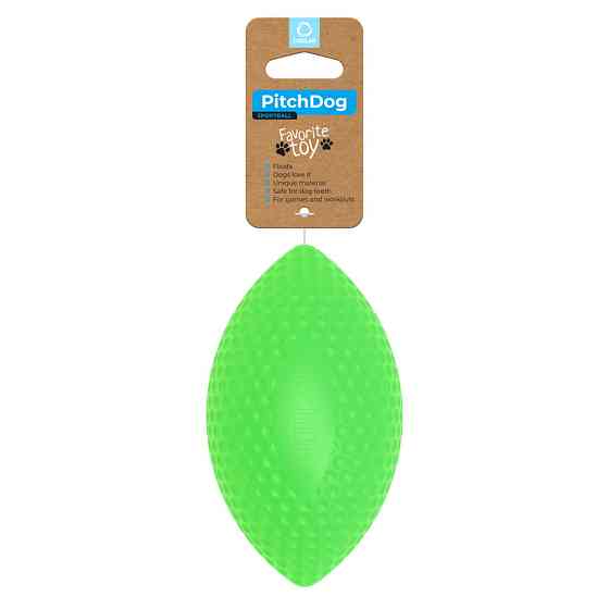 Игровой мяч для апортировки PitchDog, диаметр 9 см салатовый Киев