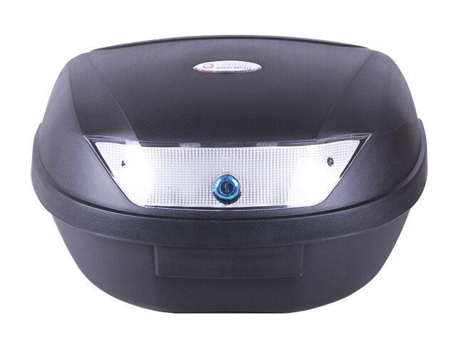 Кофр (багажник) для мотоцикла задний YM-0888 (V-51L) 59.5×44×31.5 черный Мукачево - фото 4