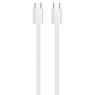 Дата кабель USB-C to USB-C 2.0m (braided cotton) (PD Fast Charging 60W) 3.0А grey ColorWay (CW-CBPDCC068-GR) Вінниця - фото 2