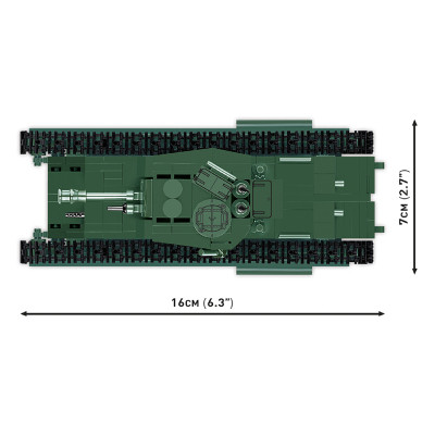 Конструктор Cobi Друга Світова Війна Танк Mk IV Черчилль (A22), 315 деталей (COBI-2717) Вінниця - фото 4