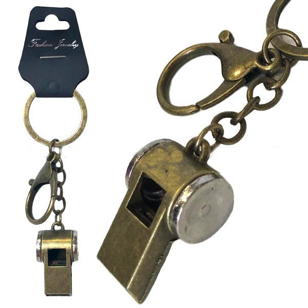 Брелок свисток металевий Київ - фото 1