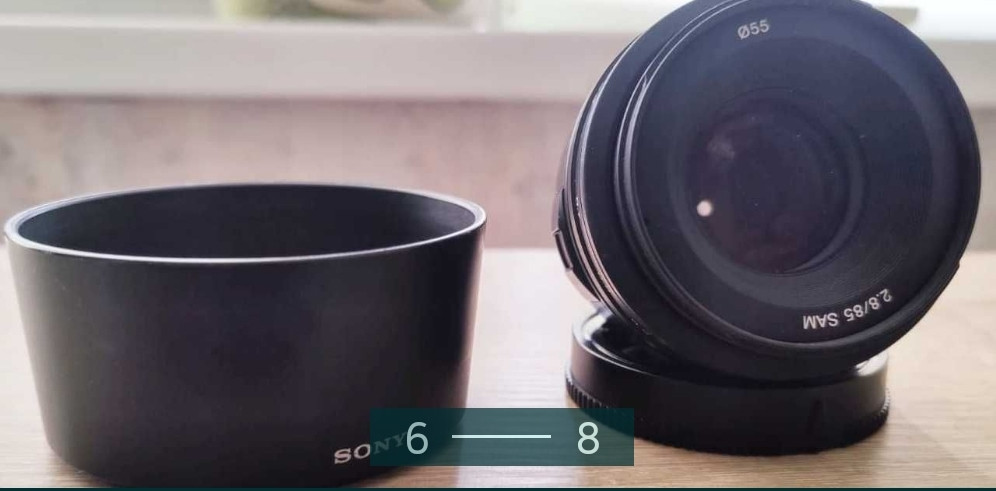 Объектив Sony AF Sal 85 2.8 Minolta AF Sony A. Киев - изображение 3