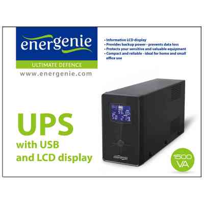 Пристрій безперебійного живлення EnerGenie EG-UPS-034 1500VA LCD (EG-UPS-034) Вінниця