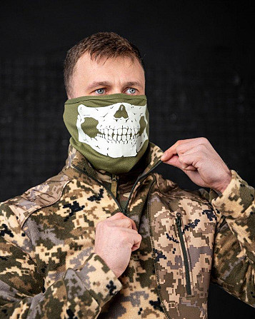 Тактична флисовая кафта піксель тепла чоловіча Одесса - изображение 17