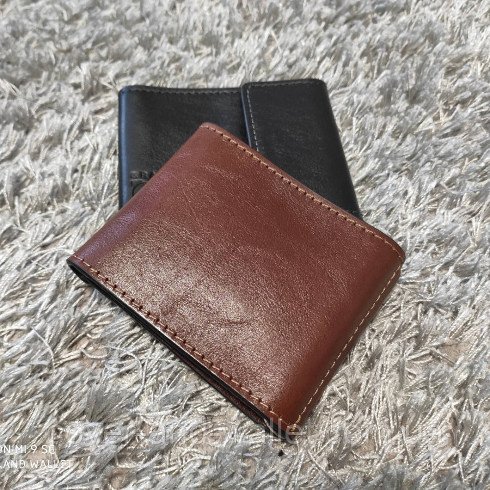 Стильний затиск для грошей на магніті з італійської шкіри Grande Pelle Soldi Київ - фото 5