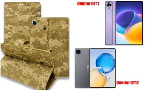 Книжка-трансформер для планшета Oukitel OT9, колір Black Pixel Київ