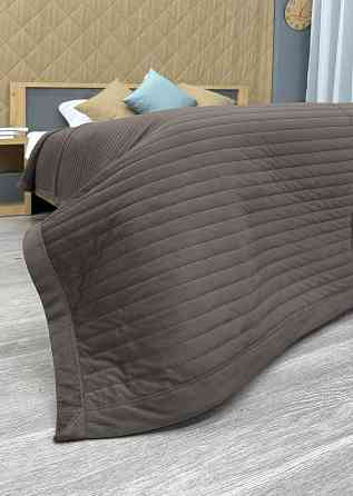 Покривало велюрове Кing Size 220х240 см колір венге (85-210) Київ