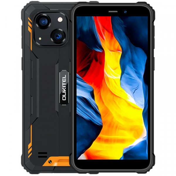 Смартфон Oukitel WP20 5.93" HD+ /4 GB / 32 GB / MTK Helio A22 / 6300 mAh / 13+5 Мп / IP69K / Orange (6931940710640) Київ - фото 1
