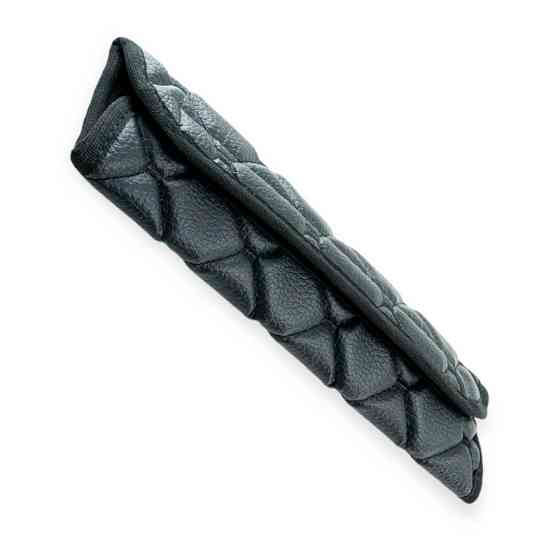 Чехол ремня безопасности l кожзам черный, черный ромб Мукачево