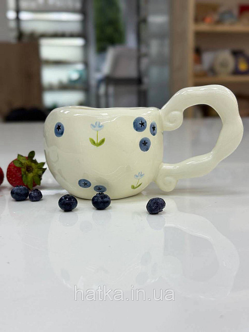 Чашка крухоль кераміка Olens "Лохина" 300 мл 8030-422 Київ - фото 4