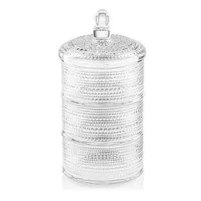 Сахарница Ardesto Verbena, 12,5 х 25,5 см, скло, прозорий (AR5021) Винница