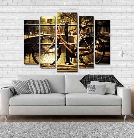 Модульна картина Велосипед Art-82_5 Київ