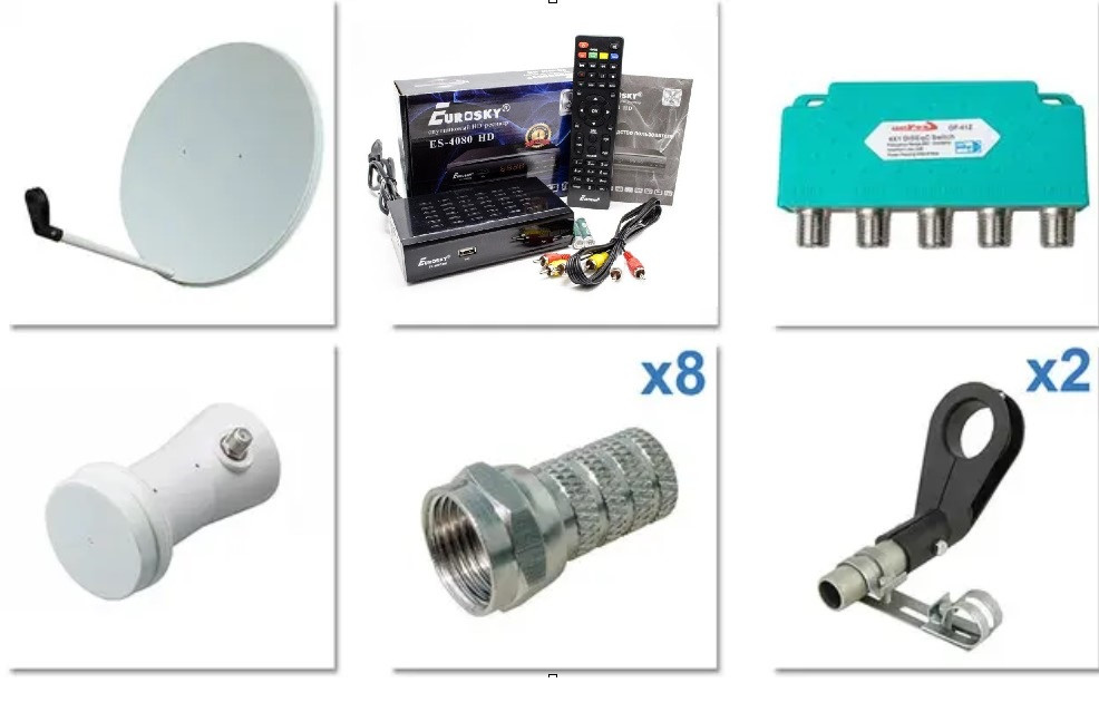 Базовый HD Стандарт с Wi-Fi - комплект спутникового ТВ на 3 спутника Вінниця - фото 2