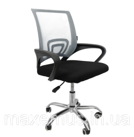 Офисное кресло для работы за компьютером B-619 ортопедическое кресло для дома и офиса синий серый Мостиска