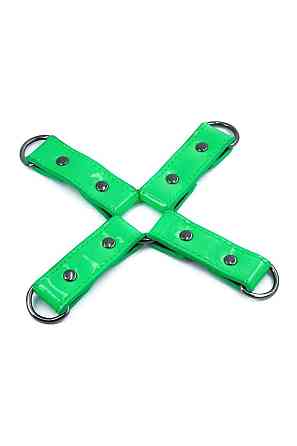 Крестообразная система фиксации NS Novelties ELECTRA HOG TIE GREEN Sex Aura Киев