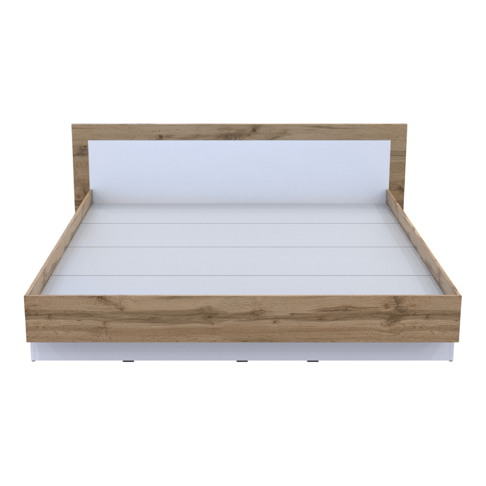 Ліжко двоспальне Doros Hugo 180х200 см Дуб тахо/Білий (DRS-011323) Дніпро - фото 2