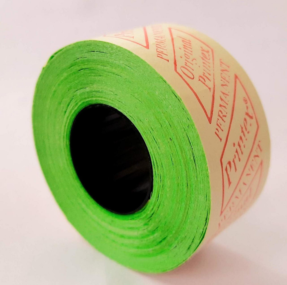 Этикетка (Ценники) под пистолет 26х16 мм, зеленый, 1000 шт Павлоград - изображение 1