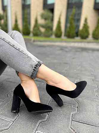 Туфлі жіночі SEASTAR чорні оксамит каблук 9см 36р.-23см 37р.-23,5см 38р.-24,5см ( 1920) Коломыя