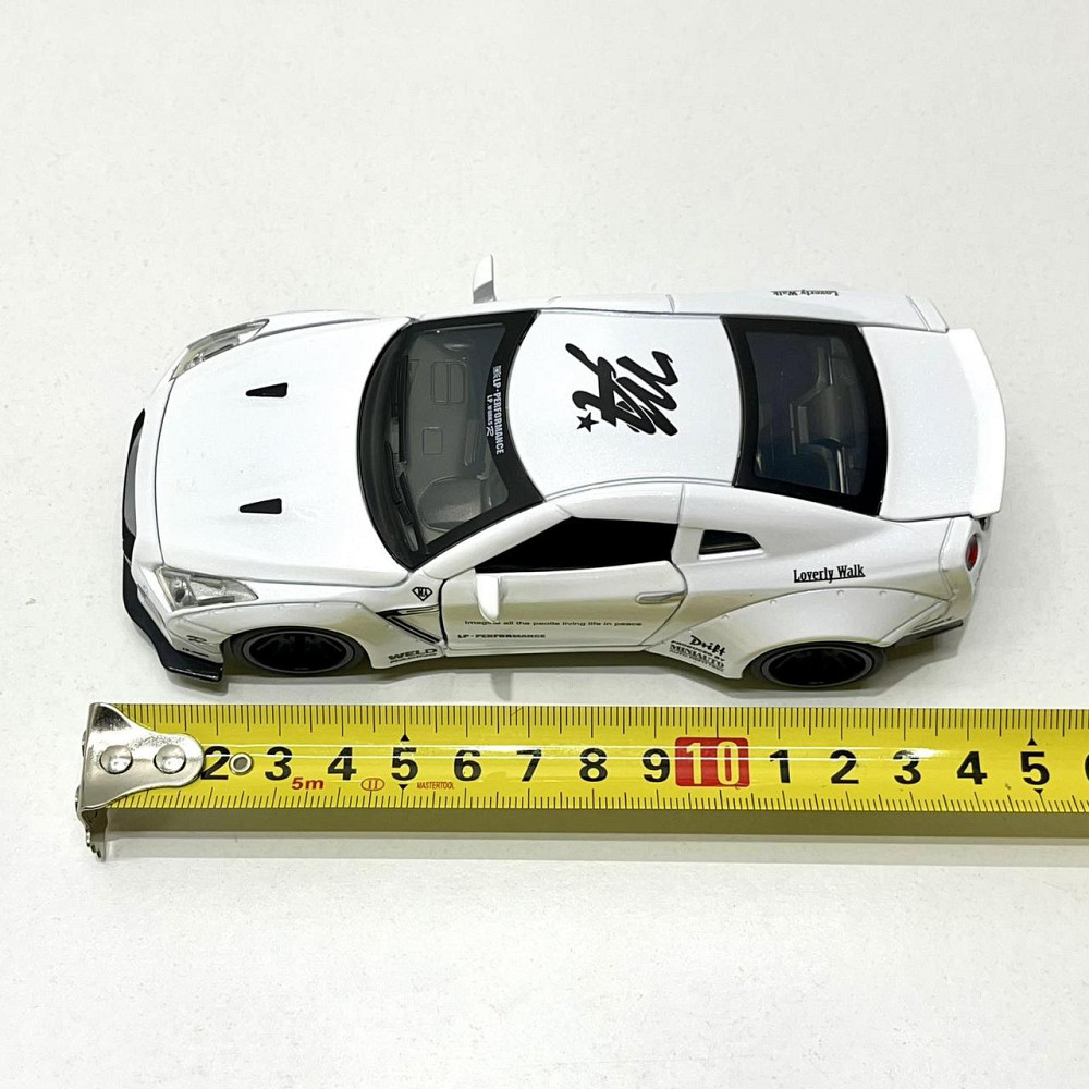 Машинка TK Union Nissan GTR Auto Expert металева, світло, звук, інерційна Біла (38071) Чернігів - фото 2