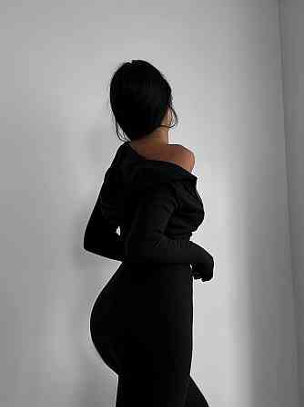 Жіночий теплий комбінезон із капюшоном ангора рубчик на флісі 46/48 Одеса