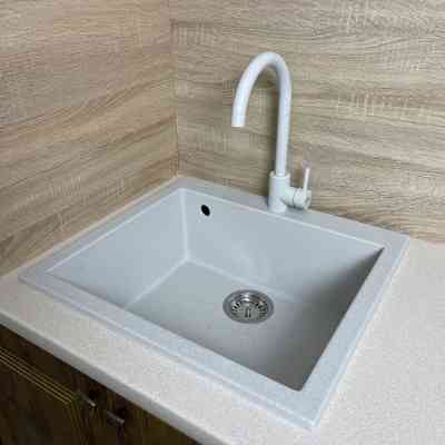 Мойка кухонная Adamant Univer Old stone + змішувач + дозатор (4824296902110) Винница