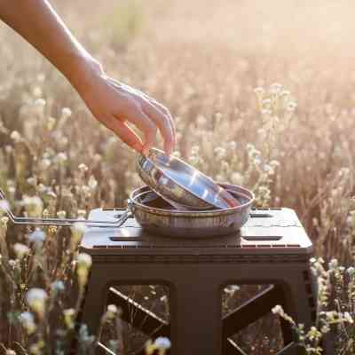 Набор туристической посуды Tribe Single Set сталевий (T-FG-0009-metal) Винница