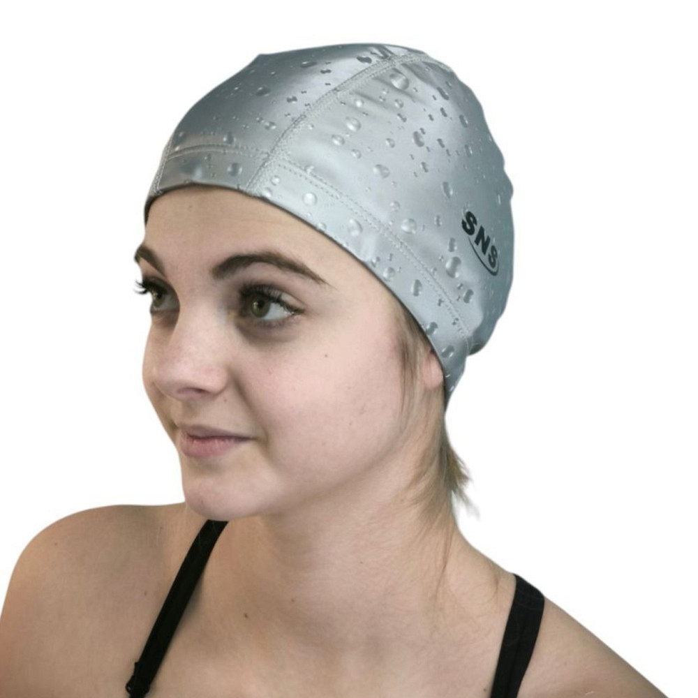 Шапочка для плавання SNS DROPS синя PU-H5-tibetan Вишневе - фото 4