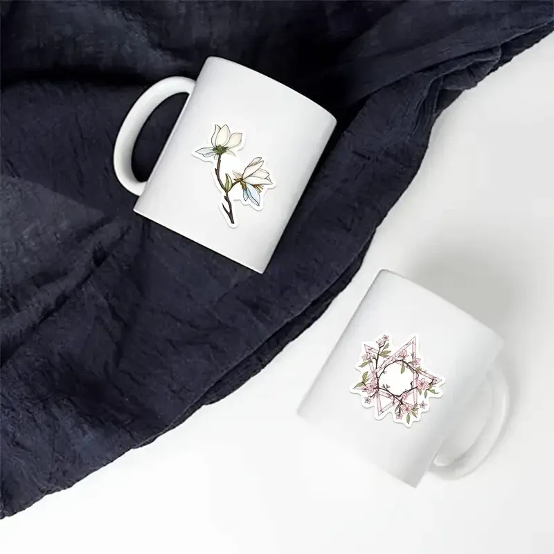 Набір відьомських стікерів – 50 шт, до 5,6 см, водостійкі наліпки: книги заклять, капелюх, зілля, місяць, рослини Київ - фото 6