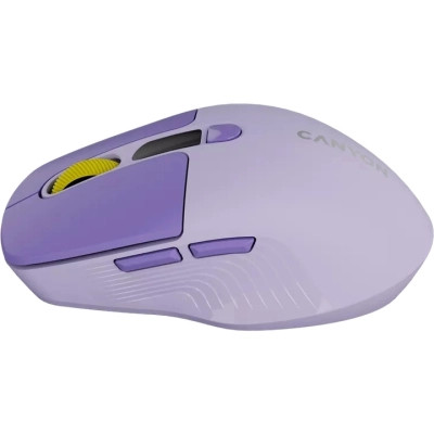 Мышка Canyon MW-26 LCD Silent Wireless/Bluetooth Violet (CNS-CMSW26V) Винница - изображение 3
