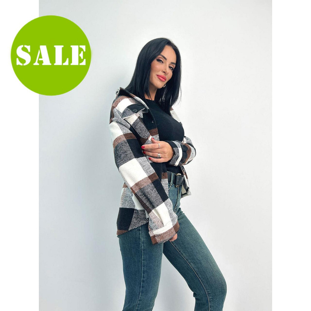 Жіноча тепла сорочка "Elba" оптом | Розпродаж моделі Київ - фото 1