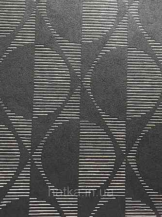 Шпалери флізелінові AS Creation Pop style 37478-1 геометрія фігури коло ромби чорний білий Київ