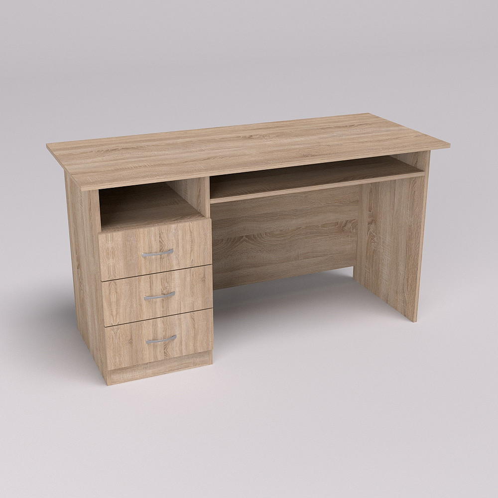 Стіл офісний ОСП-3, Дуб Cонома, 1400/600/760 Львів - фото 2