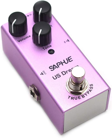 Педаль эффектов Saphue US Dream для электрогитары, педаль Distortion, True Bypass, металлический корпус, 9 В Киев